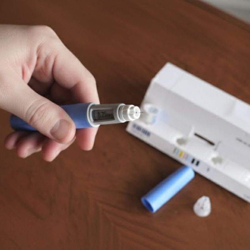 GLP-1 benefits beyond weight loss. Preparing GLP 1 injection